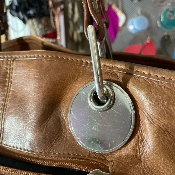 Vintage Arnold Churgin brown leather purse - Picture 6 of 7